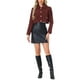 thumbnail image 2 of BLAZER DE TWEED INSPIRADOR CHIC PARA MUJER, TRAJE CORTO DE MANGA LARGA, CHAQUETA CROP XS ROJO VINO, 2 of 5