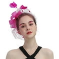 thumbnail image 2 of Classic Bow Decorated Top Hat Fascinator For Women Attending Social Events, 2 of 4