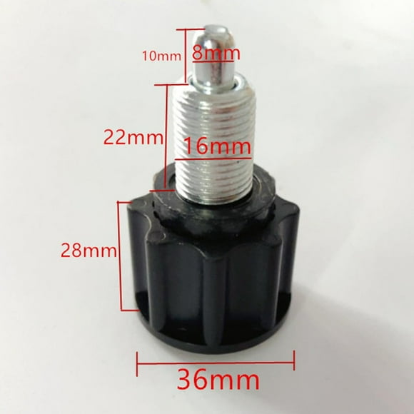 5Pcs Exercise Bike Adjusting Bolts Fitness Equipment Dynamic Cycling Fixing Bolt 22mm Black