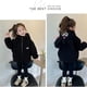 thumbnail image 3 of 2023 New Winter Autumn Sanrioed Anime Kuromi My Melody Fleece Hooded Jacket Lamb Swool Girl Kawaii Cartoon Top Kids Warm Clothes, 3 of 5