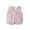 Pink, variant on lnmuld Kids Jacket Girls Warm Vest Outerwear Long Pile Sleeveless Jacket for Toddler Kids Fall and Winter Fashion Coats Solid Color Size:6-12 Months