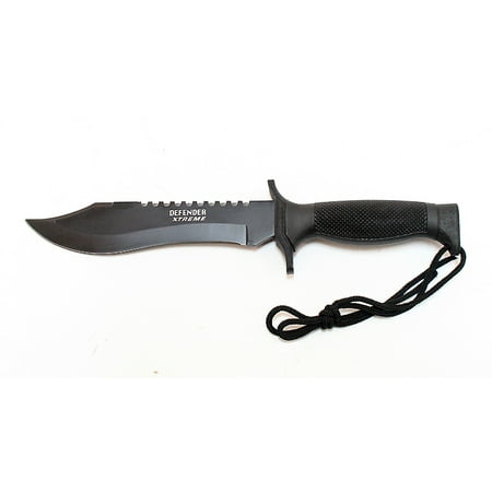 12' Salmon Knife Defender Xtreme Black 12