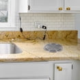 thumbnail image 3 of Trash Flip Lid Stainless Steel Trash Can Lid Flush Built-in Balance Swing Flip Trash Lid, 3 of 5