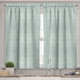 thumbnail image 2 of Ambesonne Victorian Valance & Curtain, Baroque Foliage Motifs, 55"x24", Almond Green and White, 2 of 7