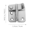 thumbnail image 2 of Shisuyan 2pcs Flipping Latch Gate Bolt Latch Safety Door Lock Catch Stainless Steel Latch, 2 of 8