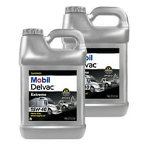 Mobil 1 Delvac Extreme Outstanding Excellent Wear Protection Motor Oil 15W-40, 2.5 Gallon ("Pack"2)