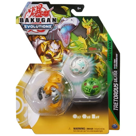 Bakugan Evolutions Starter Pack 3-Pack, Tretorous Ultra