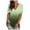 Green, variant on VANLOFE Women's Fashion Casual Gradient V-neck Short Sleeve Loose T-shirt Tops Summer Plus Size S-3XL