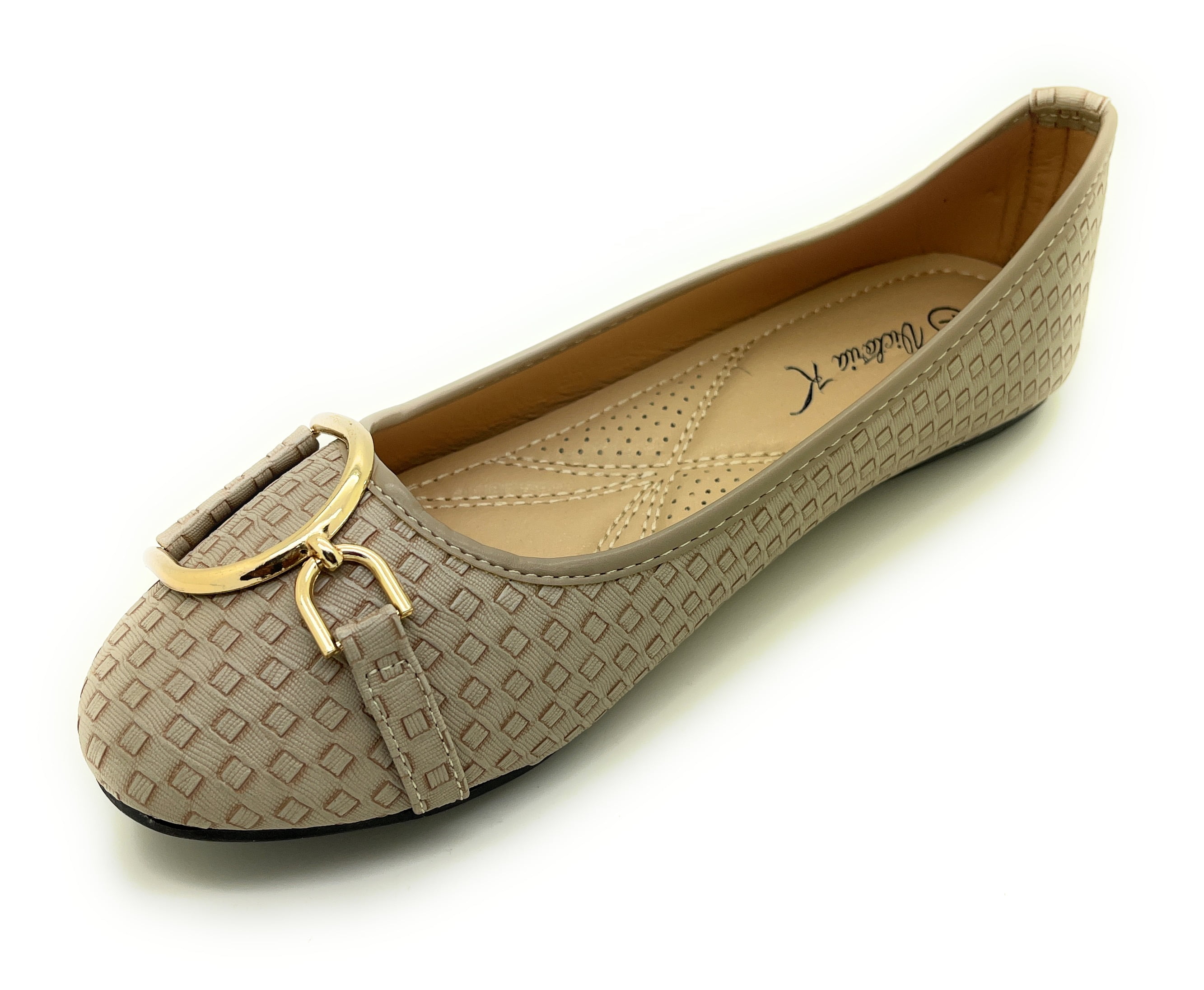Gold Buckle Ballerina Flats Walmart