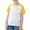 Yellow, variant on BLVB 3-14Y Kids Baseball Tee Boys Girls Raglan T Shirt Blouse Short Sleeve Crewneck Casual Tops Cotton T-Shirt