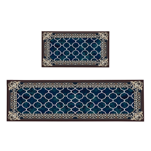 Giyblacko Carpet Door Mats Machine Washable Crystal Velvet Floor Mats Non Slip Comfortable Standing Mat Ergonomic Rug