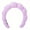 Purple, variant on BLSCODE Sponge Spa Headband for Washing Face Terry Cloth Bubble Soft Hair Band Non-Slip Puffy Head Band for Women Girls Cute Headwear Accessories Skincare Makeup Removal Shower Pink