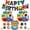 NTZ61, variant on Party Supplies One Piece Birthday Party Supplies and Decorations Set Happy Birthday Banner