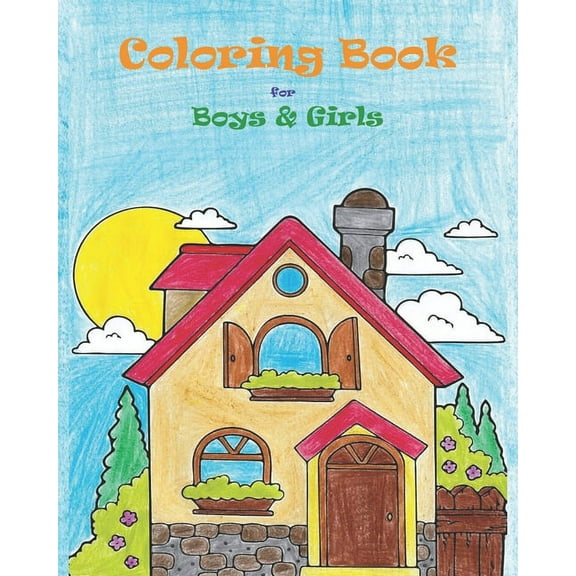 Coloring Book: Coloring Book for Kids girls and boys (41 pages) (Paperback)