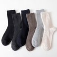 thumbnail image 2 of Calcetines de otoño e invierno de color sólido, calcetines verticales para hombre, calcetines clásicos casuales, calcetines de algodón cómodos, 2 of 6