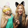 thumbnail image 4 of Set of 2 Cute Cat Ears Headbands with Bells and Bows and 2 Necklaces with Bells for Fancy Dress Cosplay Party Hair Accessory for Women Girls Adults Te, 4 of 4