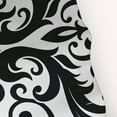 thumbnail image 2 of Simply Daisy 70" W x 73" L Alexys Polyester Shower Curtain, Black [1 Ct], 2 of 5