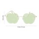 thumbnail image 4 of 1 par de gafas de sol de moda sin montura para fiestas, gafas con forma de manzana, gafas para mujeres y hombres, 4 of 5