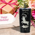 thumbnail image 3 of Sagittarius Zodiac Tumbler Perfect Astrology Gift for Women and Men 20oz Stainless Steel Insulated Travel Mug with Lid and Straw Sagittarius Constallation Birthday Gift and Decor for Astrology Lovers, 3 of 6
