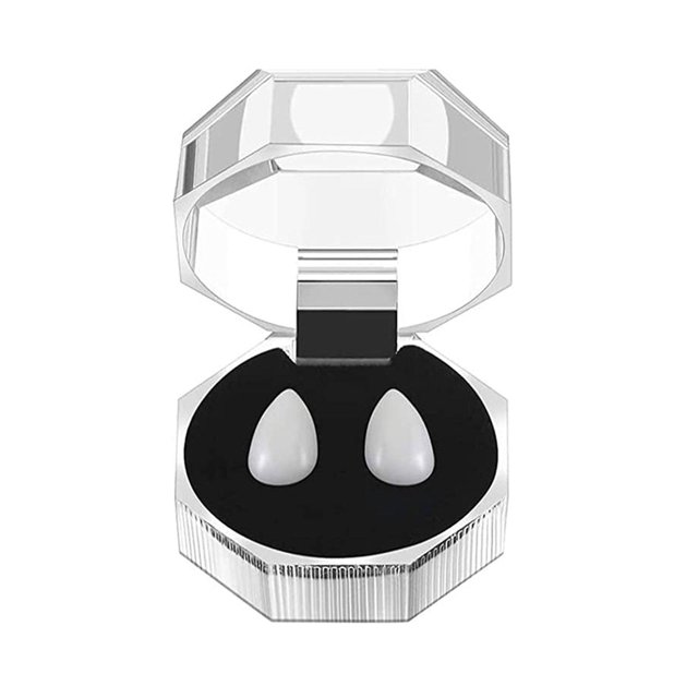 Dientes para Halloween, kit de 4 tamaños de colmillos, dentaduras postizas para adultos para cosplay E9C2, accesorios para fiestas de dientes, fiesta de Halloween F7P3