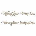 thumbnail image 1 of Worry Less Sign Unfinished Wood Cutout Home Decor DIY Option 4- 24" Wide / 1/2", 1 of 3
