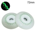 thumbnail image 2 of Naierhg 2Pcs 80/76/72mm In-line Speed Skate Skating LED Light Flashing Roller Wheels, 2 of 7