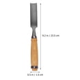 thumbnail image 3 of Shisuyan 1 Set Wood Carving Chisel Sets Carving Chisel Cutter with Handle Woodcarving Tools for Carpentry (Light Brown + Silver), 3 of 8