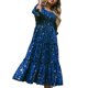 thumbnail image 2 of Vestido estampado, vestido de mujer, vestido de verano con escote cuadrado y espalda descubierta, valor excepcional, 2 of 6