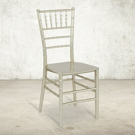 UPC: 0889142745969 | Flash Furniture Resin Stackable Chiavari Chair – 15 W x 18.75 D x 35 H Champagne