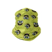 Kids Boys Spongebob All-Over Print Neck Gaiter Wrap Lightweight Versatile