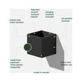 thumbnail image 2 of Veadek Geo Series Hanging 5" Planter Black, 2 of 9