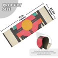 thumbnail image 5 of Yayeee Runner Rug for Bedroom 2'x6' Machine Washable Hallway Non Slip Mat, Geometric Circle, 5 of 8