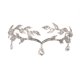 thumbnail image 1 of Zhuge Tiara de diosa con corona de diamantes de imitación de cristal, tiara de boda para novia con accesorios para el cabello de novia con diamantes de imitación de cristal (plata), 1 of 3