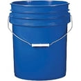 5 Gallon Buckets, Six (6) Pack Plastic Red, White & Blue
