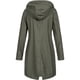 thumbnail image 3 of Chaquetas y abrigos casuales con capucha de manga larga para mujer, chaqueta impermeable lisa para exteriores, impermeable con capucha de talla grande, chaqueta de nailon resistente al viento para muj, 3 of 3
