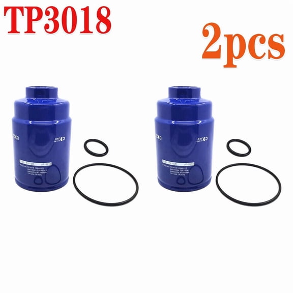 2 Pack TP3018 Fuel Filter Fit for 2001-2016 GMC 6.6L Duramax Diesel Engines