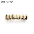 thumbnail image 1 of 1PC Gold Plated Rhinestone Teeth Grillz Gangsta Body Jewelry Mold Kit Hip Hop Tooth Caps Top Bottom Grill Rapper Dental Jewelry BLD, 1 of 7