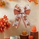 thumbnail image 4 of Lazo colgante para puerta del Día de Acción de Gracias,decoración para festivales,lazo decorativo para decoración navideña, 4 of 6