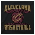 thumbnail image 4 of Unisex-Stadium Essentials  Black Cleveland Cavaliers Club Time Tri-Blend T-Shirt, 4 of 4