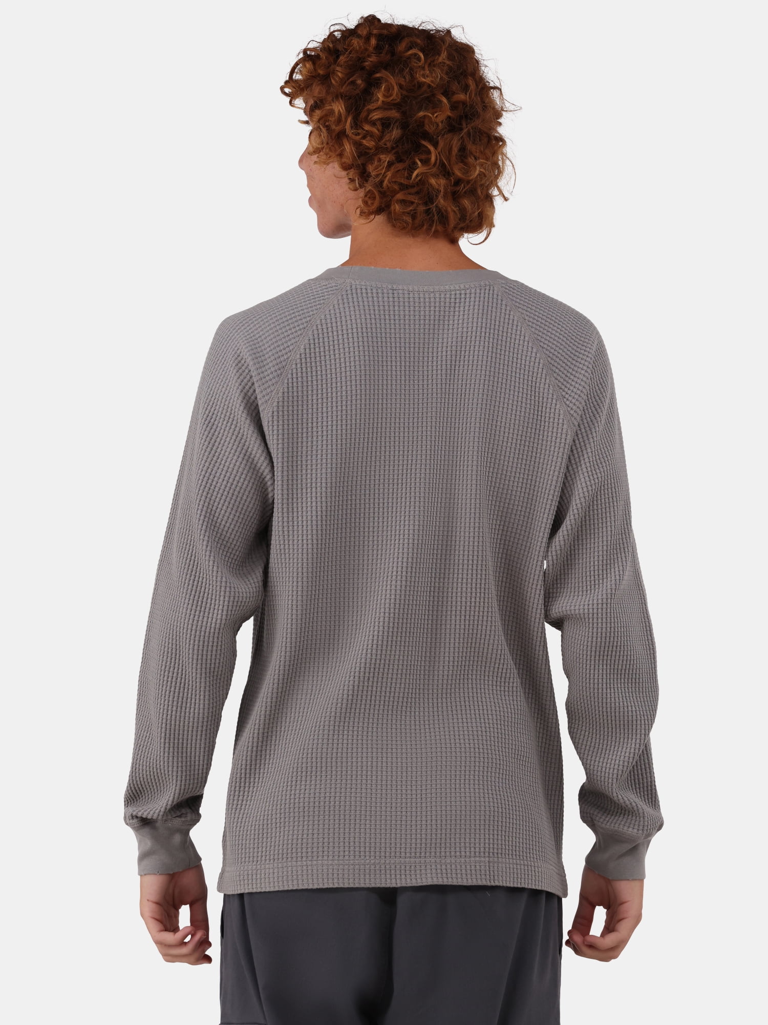 No Boundaries Men's & Big Men's Raglan Sleeve Thermal Shirt, Sizes XS-5XL