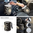thumbnail image 6 of Yuyamidu Sun and Moon Car Seat Cover Full Set of 14 Steering Wheel Cover Auto Seatbelt Pads Cup Coaster Trash Can Rear View Mirror Cover Coasters Armrest Cover Gear Shift Knob Cover Set, 6 of 7