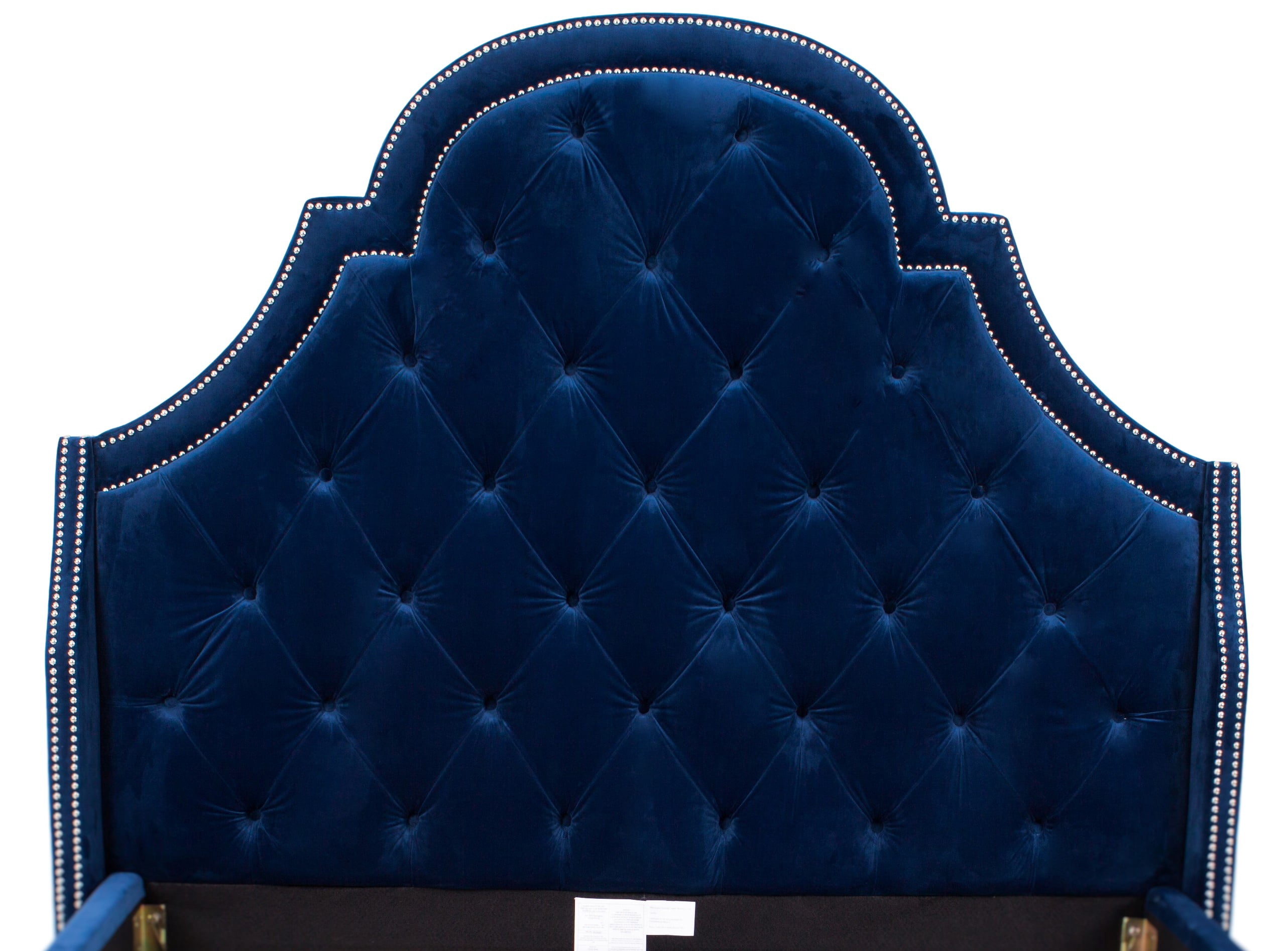 Chic Home Constantine Bed Frame Headboard Velvet Upholstered