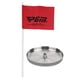thumbnail image 2 of Palo de bandera de golf para patio, copa y bandera de hoyo de golf, copa verde de golf de acero inoxidable, con bandera, accesorio de entrenamiento de 13 cm Baoblaze Copas para hoyos de golf, 2 of 8