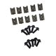 thumbnail image 3 of 10 Piezas 5x16mm Kit De Pernos De Cuerpo De Carenado De Motocicleta Tornillo Tuerca De Clip De Sujeción De Velocidad, Pernos De Aluminio Reemplazo Directo Ajuste Universal Para, 3 of 7