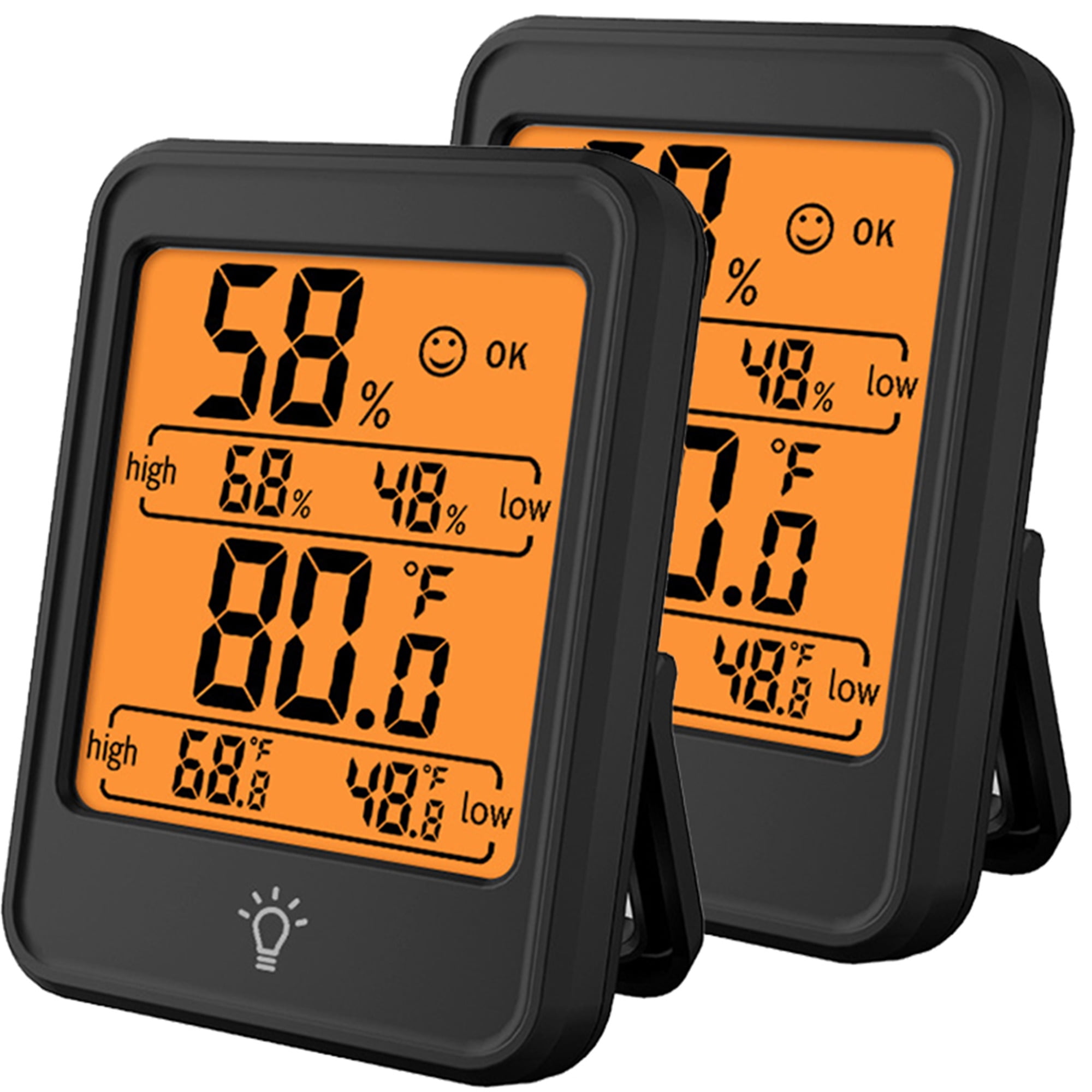 Elbourn Wireless Digital Thermometer Humidity Meter 2 in 1 for Indoor