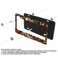 thumbnail image 3 of The New Year's Eve Dinner on New Year's Eve License Plate Prame Aluminum Auto Parts License Plate Decorative Screws Fit Standard 2 Holes 1 U.S. License Plate, 12.2x 6.3 Inch, 3 of 7