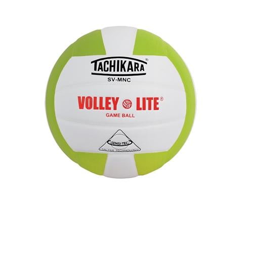 Volleyball by Tachikara VolleyLite, Training Ball Lime Green/White
