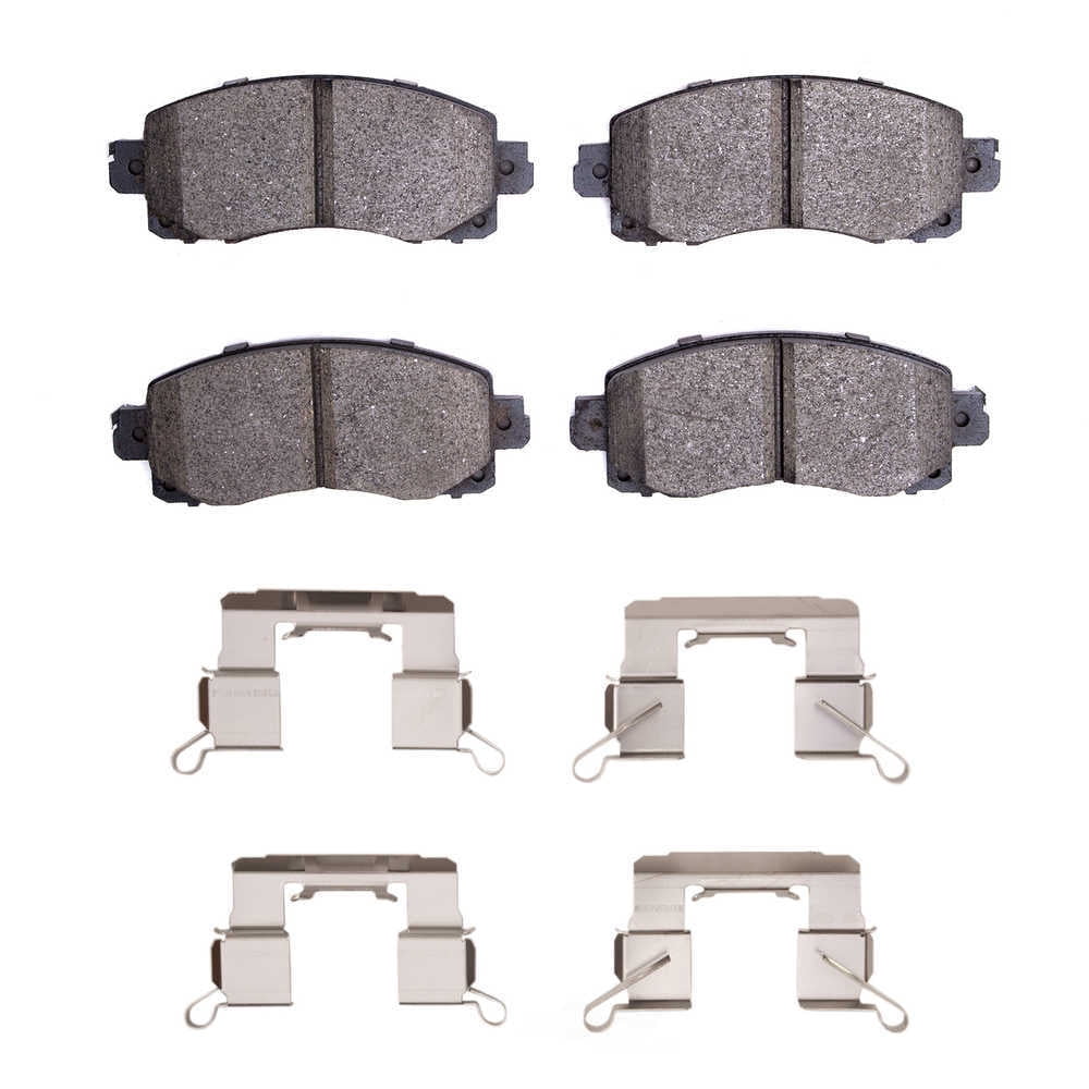 Dynamic Friction Company 1551-2045-01 DFC 5000 Advanced Brake Pads - Ceramic and Hardware Kit - OE