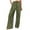 Green #52, variant on Mohiass Wide Leg Dress Pants for Women Business Casual Elastic Waist Comfy Work Pants Baggy Lounge Pants Trousers with Pocket Green L