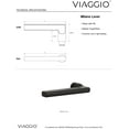 thumbnail image 7 of Viaggio Qadmltmil_Prv_238_Rh Motivo Right Handed Solid Brass Privacy Door Lever Set -, 7 of 7